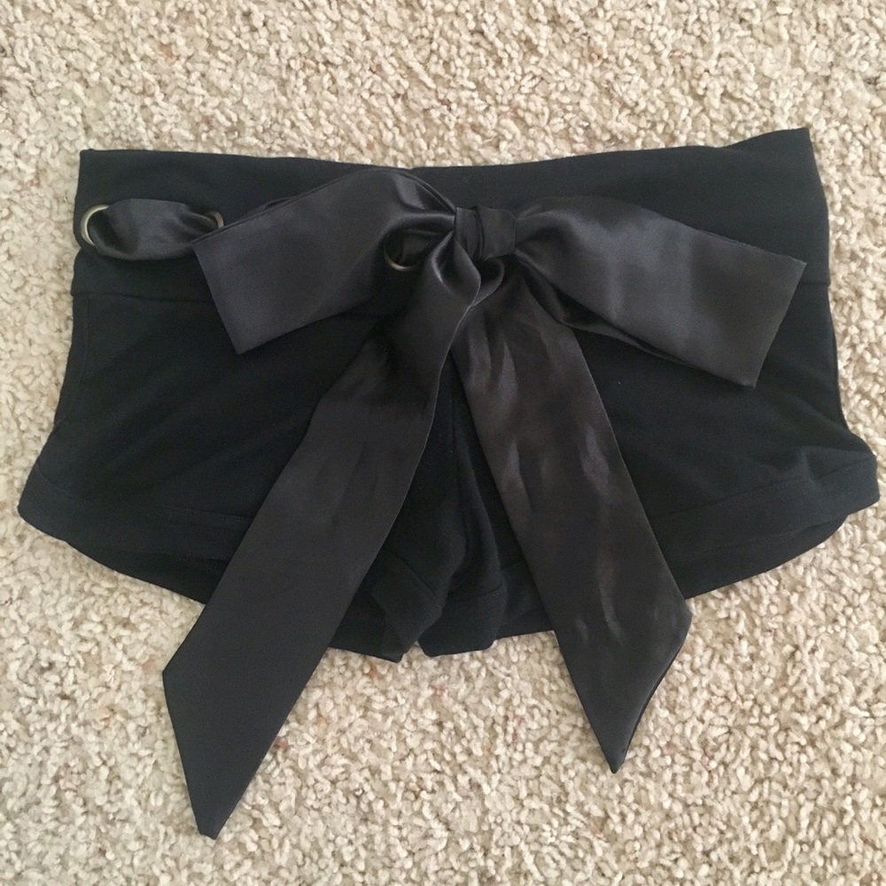 Kelly Nishimoto black shorts
